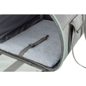 Geanta de Transport, Dillon, 33 x 32 x 54 cm, Pana la 10 kg, Gri/Verde Menta - Img 8