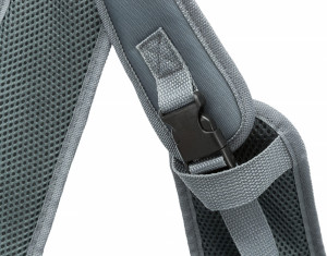 Geanta Frontala de Transport Sling, 50 x 25 x 18 cm, Gri Deschis/Albastru Deschis, 28883 - Img 3