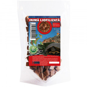 Hrana broaste testoase de apa Exo - Inima Liofilizata 400 ml