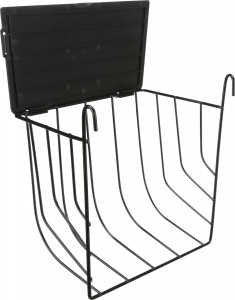 Hranitor Metalic pentru Rozatoare, cu Capac, 20 x 18 x 12 cm, Negru - Img 2
