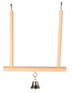 Jucarie Leagan Lemn cu Clopotel 12x13 cm 5830