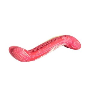 Jucarie Pentru Caini, HipHop, Dental, Os Antibacterian, Aroma Friptura De Vita, Cauciuc, 11 cm, A434243 - Img 1