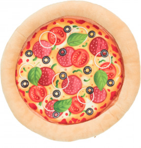 Jucarie pentru Caini, Pizza, Plus, Fosnitoare, 26 cm