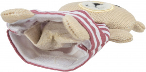 Jucarie Pentru Pisici, Ursulet Cu Catnip, 12 cm, Diverse Culori, 45665 - Img 3