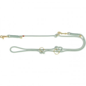Lesa Coarda Soft, Reglabila, S-XL, 2.00 m/ø 10 mm, Diverse Culori, Culoare Salvie/Menta