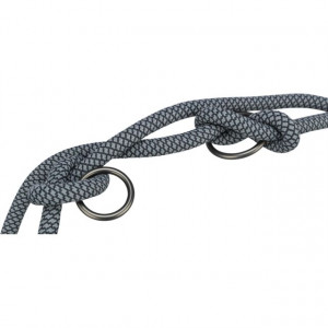 Lesa Coarda Soft, Reglabila, S-XL, 2.00 m/ø 10 mm, Diverse Culori, Culoare Negru/Gri - Img 3