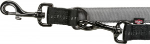 Lesa Softline Elegance Ajustabila, M-L: 2.00 m/20 mm, negru/gri, 115501 - Img 3
