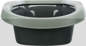 Litiera Carlo, Cu Rama, Be Eco, 38 x 17 x 58 cm, Antracit/Gri - Verde - Img 4