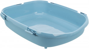 Litiera Primo XXL, Cu Capac, 56 x 47 x 71 cm, Albastru/Alb - Img 4