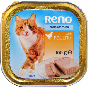 Pate Reno Cat cu Pui, 100 g (9 buc/ba x )