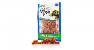 Recompense Pentru Caini, Mini Cuburi Cu Iepure Si Merisoare, 80 g