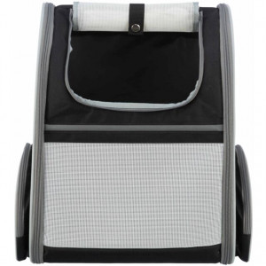 Rucsac Chloe, 39 x 43 x 27 cm, Pana la 8 kg, Gri Deschis/Negru, 2883 - Img 4
