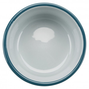 Set 2 X Castroane Ceramice Cu Suport Metalic, 2 × 0.25 l/13 cm/27 × 8 × 13 cm, Petrol/Gri, 24535 - Img 6