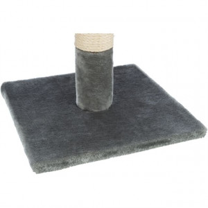 Sisal Plat cu Stalp Baena, 38 x 38 x 69 cm, Gri, 43371 - Img 4