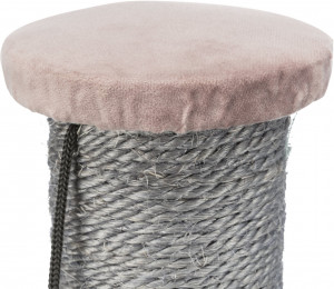 Stalp Sisal De Zgariat, Livia, 38 cm/ h: 64 cm, Roz Antic - Img 2