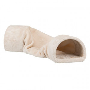 Tunel Plush pentru Rozatoare, 27 x 21 x 80 cm, Bej, 63102 - Img 6