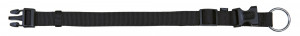 Zgarda Chinga Clasic Reglabil, L- x L: 40-65 cm/25 mm Negru, 14231 - Img 1