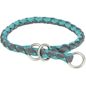Zgarda Coarda Cavo Strangulanta, S 30-36 cm / 12 mm, Aqua/Graphite, 144328