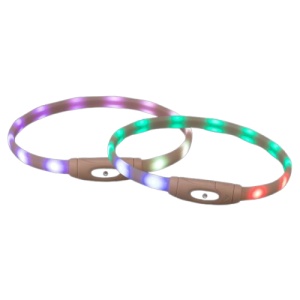 Zgarda Cu Led, Incarcare USB, XS-XL: 65 cm/16 mm, Multicolor