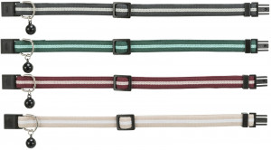 Zgarda pentru Pisici, Elastica, cu Clopotel, Diferite Culori, 41551 - Img 1