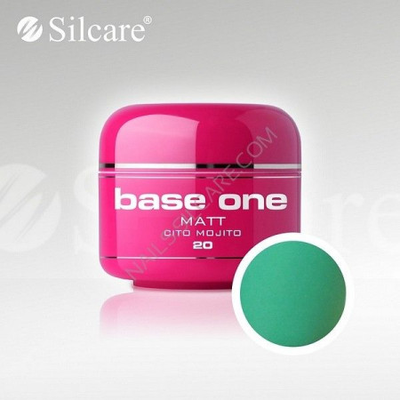 Gel uv Color Base One Silcare Matt Cito Mojito 20