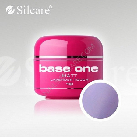 Gel uv Color Base One Silcare Matt Lavender Touch 10