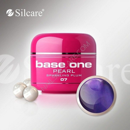 Gel UV Color Base One 5g Pearl 07 Sparkling Plum