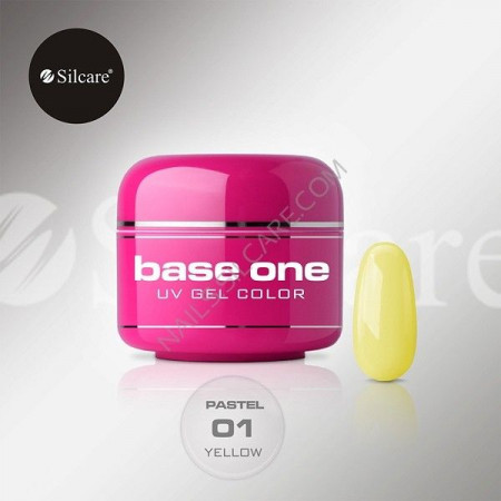 Gel UV Color Base One 5g Pastel 01 Yellow