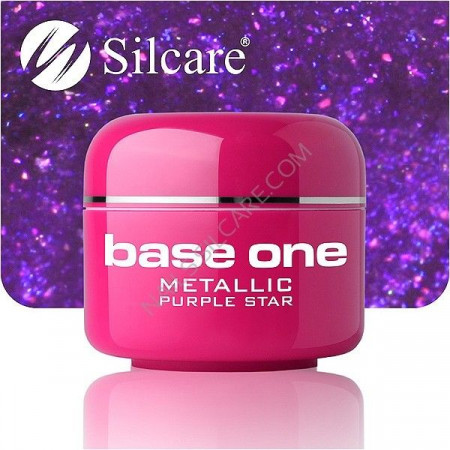 Gel UV Color Base One 5g Metalic Purple Star 45