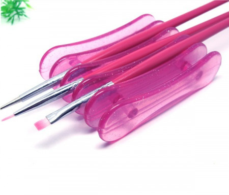 Suport pentru pensule mic roz
