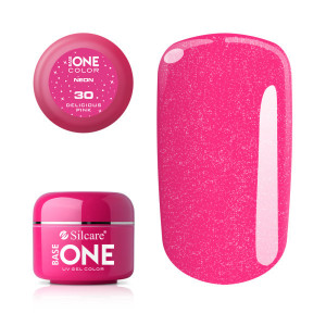 Gel UV Color Base One Silcare Delicious Pink 30