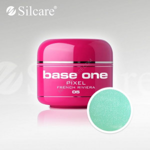 Gel uv Color Base One Silcare Pixel French Riviera 05