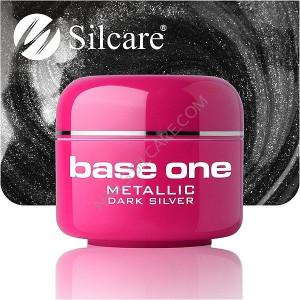 Gel UV Color Base One 5g Metalic Dark Silver 08