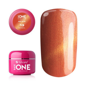 Gel UV Color Base One Silcare Cat Eye Magnetic Bengal 13