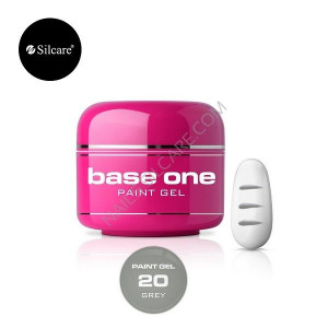 Gel UV Color Base One Silcare Paint Grey 20