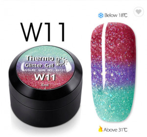 Gel color CANNI Gliter Termo 5ml W11