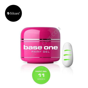 Gel UV Color Base One Silcare Paint Green 11