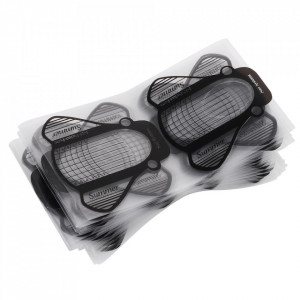 Set 100 Sabloane pentru constructie unghii Plastifiate PVC