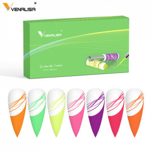 Set 7 culori Venalisa liner gel C