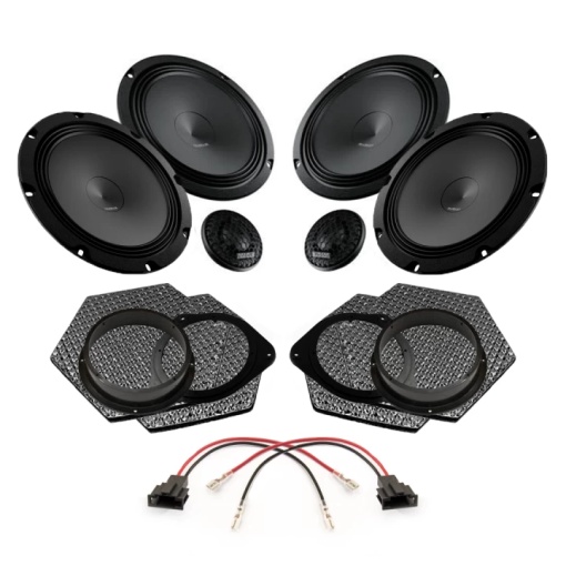 Audison Prima autós hangszórócsomag, Audi A1 2010-2018 modellekhez, RMS 100 W, 200 mm