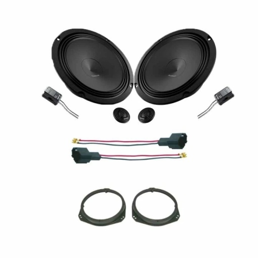 Audison Prima autós hangszórócsomag az Opel Corsa E 2014-2019 első ajtajához, RMS 100W