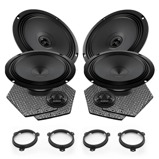 Audison Prima autós hangszórócsomag Toyota Yaris Cross 2020-hoz, RMS 100W