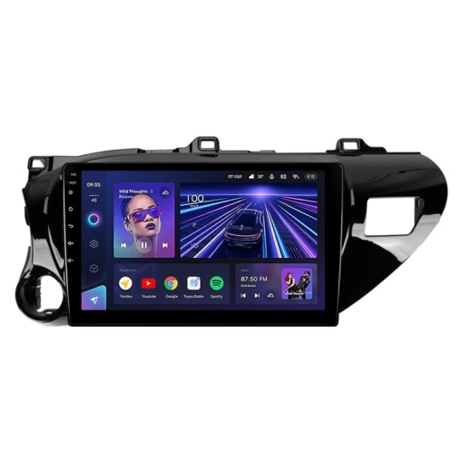 Autós navigáció Teyes CC3 Toyota Hilux 2015-2020 4+32GB 10.2" QLED Octa-core 1.8Ghz Android 4G Bluetooth 5.1 DSP