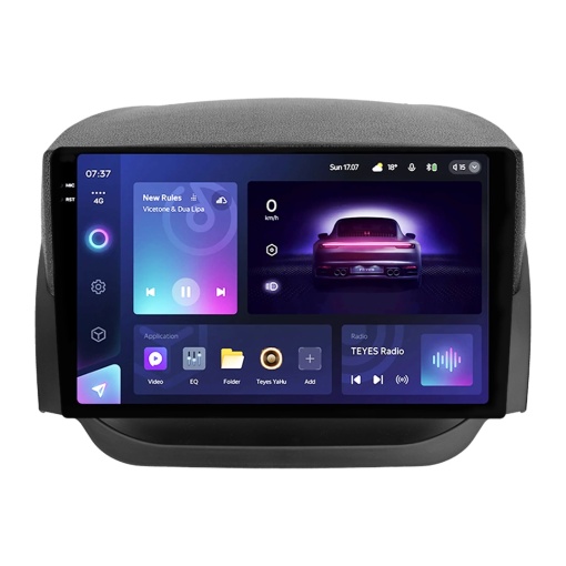 Automata navigáció Teyes CC3 2K 360° Ford EcoSport 2014-2023 6+128GB 9.5" QLED Octa-core 2Ghz, Android 4G Bluetooth 5.1 DSP