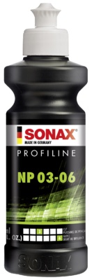 SONAX ABRAZÍV POLÍROZÓ PASZTA FINISH NP 03-06 PROFILINE, HOLOGRAM NÉLKÜLI POLÍROZÁS 250ML