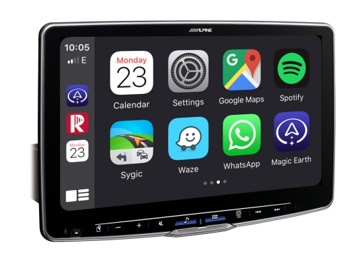 Alpine ILX-F115D multimédia rendszer 11"-os képernyővel, Android Auto és Apple CarPlay rendszerrel