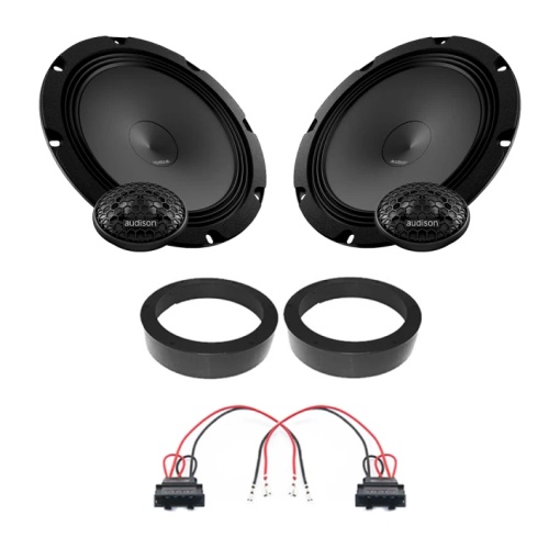 Audison Prima autós hangszórócsomag, Volkswagen Caddy 2015-2020 első ajtókhoz, RMS 100W, 200mm