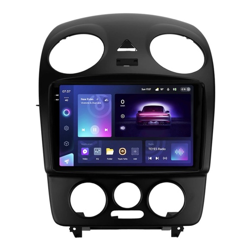 Auto Navigáció Teyes CC3 2K 360° Volkswagen New Beetle 1998-2010 6+128GB 9.5" QLED Octa-core 2Ghz, Android 4G Bluetooth 5.1 DSP