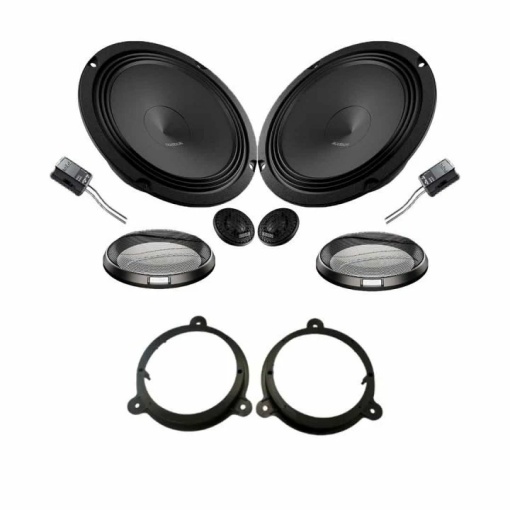 Audison Prima autós hangszórócsomag, Mazda 2 2012-2022 első ajtajához, RMS 100W