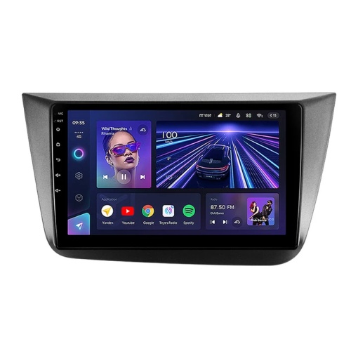 Automata navigáció Teyes CC3 360° Seat Altea 5P 2004-2015 6+128GB 9" QLED Octa-core 1.8Ghz, Android 4G Bluetooth 5.1 DSP